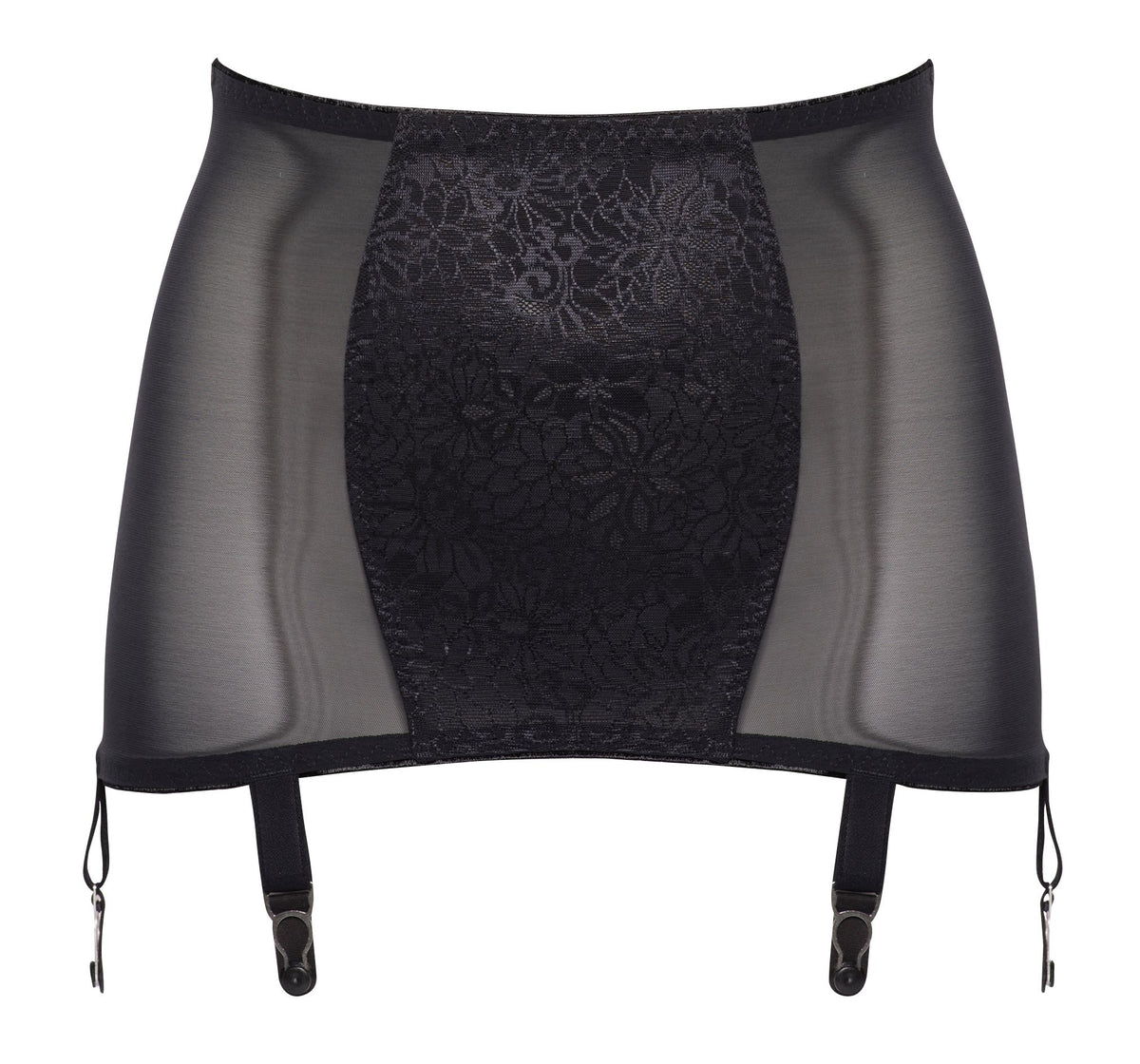 1268 ceinture gainante porte-jarretelles noir