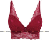 CHARLIZE/PG1 brassière push-up - bordeaux