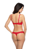 SCARLET/B1 soutien-gorge push-up - rouge