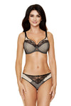 JACKSON/B3 soutien-gorge semi padded - noir beige