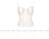 ROME/G corset push-up - blanc