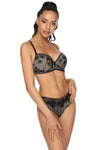 LISSY M-3308/11 - soutien-gorge push-up - noir coloré