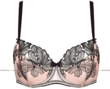 FLORA/B3 soutien-gorge semi padded - noir rose