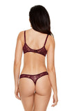 HEBE/B1 soutien-gorge push-up - bordeaux