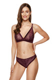 PORTO/B2 - soutien-gorge soft - aubergine