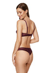 PORTO/B2 - soutien-gorge soft - aubergine