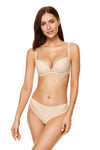 ZARA/B1 - soutien-gorge push-up beige