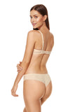 ZARA/B1 - soutien-gorge push-up beige