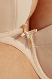 ZARA/B1 - soutien-gorge push-up beige