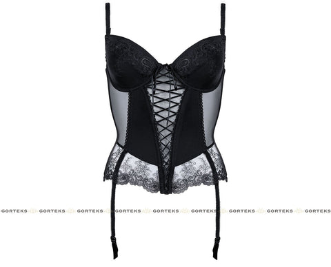YVETTE/G corset push-up - noir